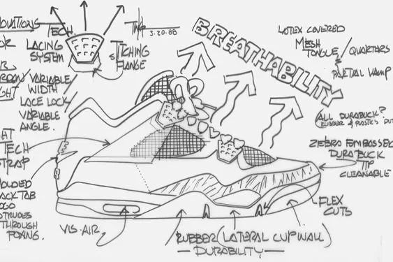 Tinker Hatfield Sketches