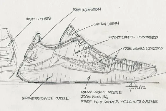 Tinker Hatfield Sketches